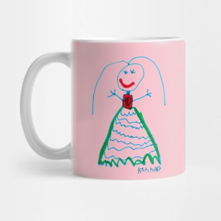 Cute Girl Art by Kenna - Homeschool Art Class 2021/22 Art Supplies Fundraiser Mug